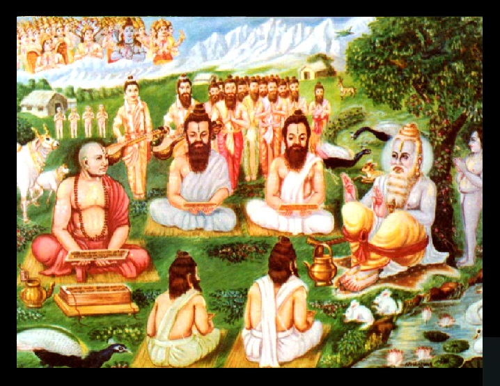 Madhwacharya with Vyasa and others